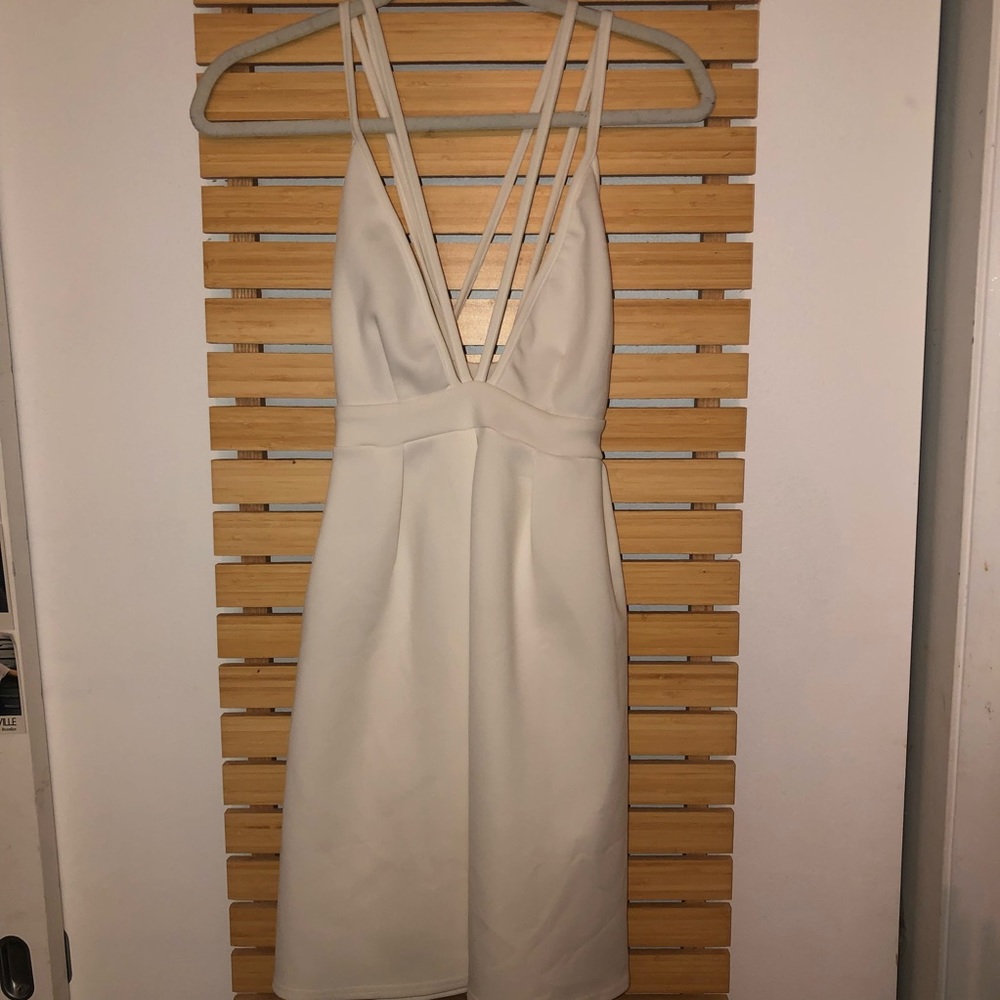 Strappy white dress